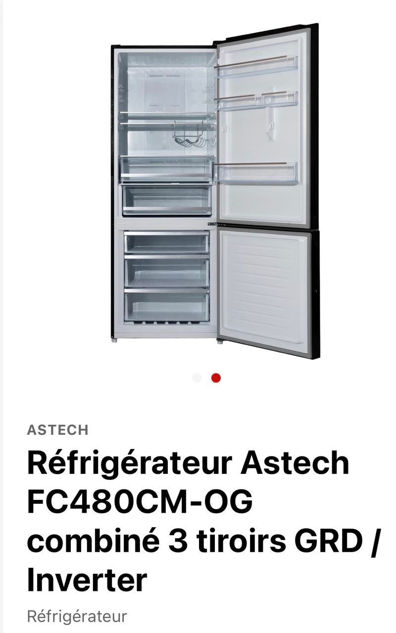 Réfrigérateur Grande Capacité Distributeur d'Eau